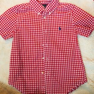 Polo short sleeve button up
